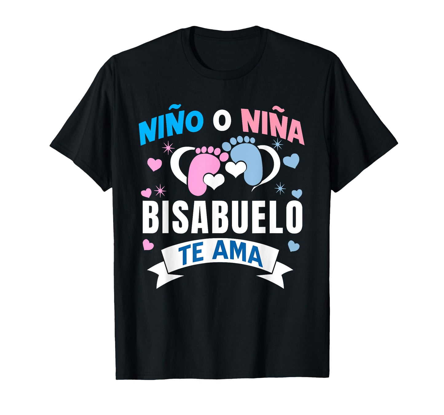 Niño o Niña Bisabuelo Te Ama Gender Reveal In Spanish T-Shirt