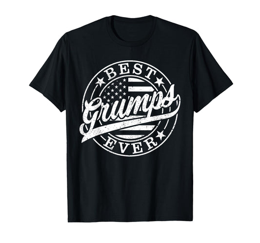Best Grumps Ever Father's Day American US Flag T-Shirt