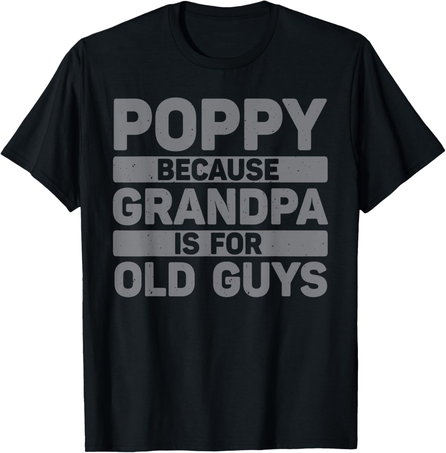 Poppy Design For Grandpa From Grandkids Father's Day Poppy T-Shirt