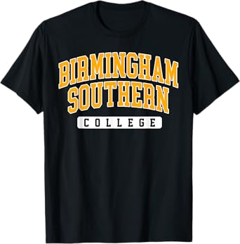 Birmingham Southern College Arch Vintage Sports Design T-Shirt