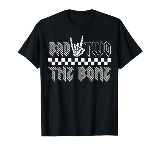Bad Two the Bone Birthday 2 Years Old Birthday Matching T-Shirt