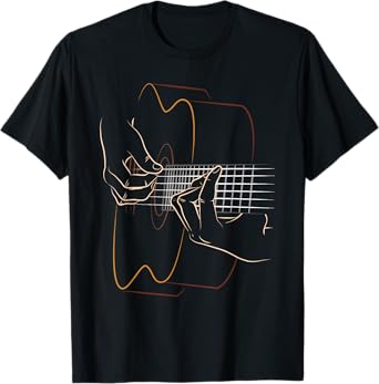 Cool Acoustic Guitar For Men Women Acoustic Guitar Player T-Shirt