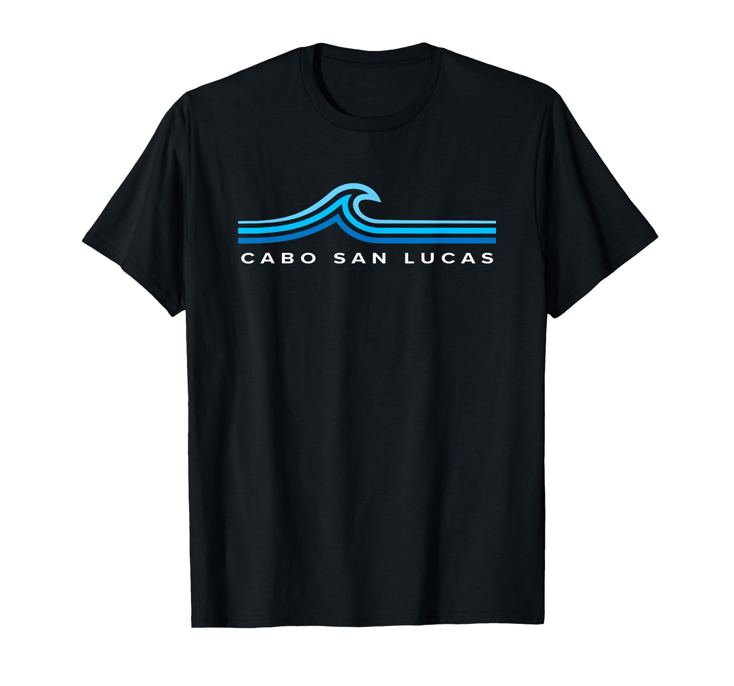 Cabo San Lucas Mexico Waves Vintage Mens Women Boys Souvenir T-Shirt