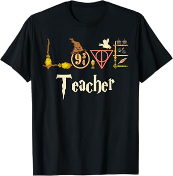 Love Teacher Wizards Back To School Halloween T-Shirt