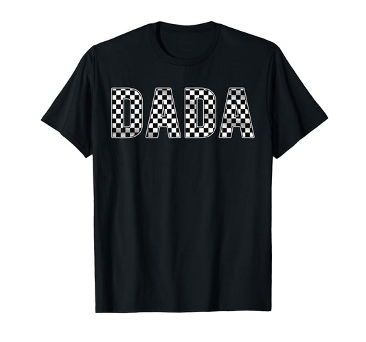 Pit Crew Dada Racing Car Family Matching Birthday Party T-Shirt