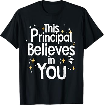 Cute Principal Design For Men Women School Head Principal T-Shirt