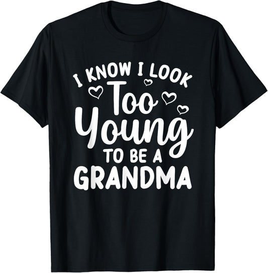 Funny Grandma To Be Art For Grandmother Grammy Women Grandma T-Shirt
