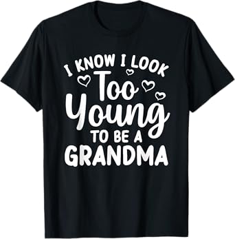 Funny Grandma To Be Art For Grandmother Grammy Women Grandma T-Shirt