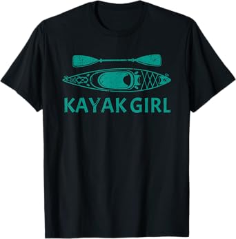 Kayak For Women Girls Kayaking Canoe Kayaker Kayak Lover T-Shirt