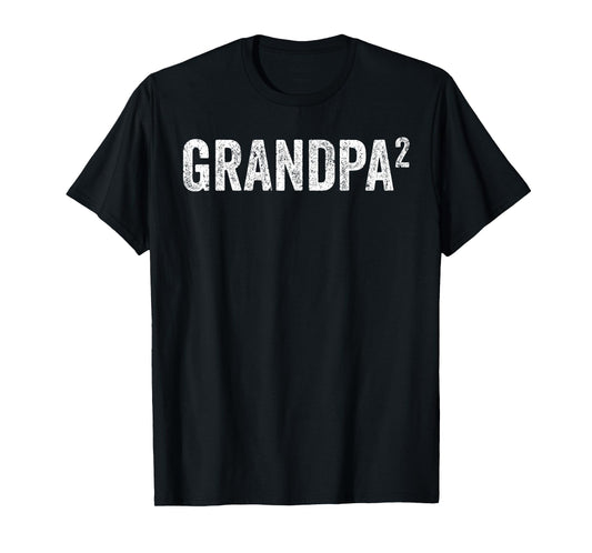 Fathers Day Grandpa Of Two Grandkids, Grandpa 2 T-Shirt