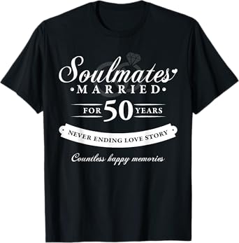 50th Wedding Anniversary Shirt for Couples Parents Matching T-Shirt