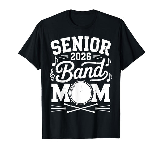 My Last First Day Senior 2026 Band Mom Back to school Retro T-Shirt