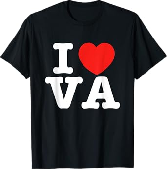 I Heart Virginia (VA) Love T-Shirt