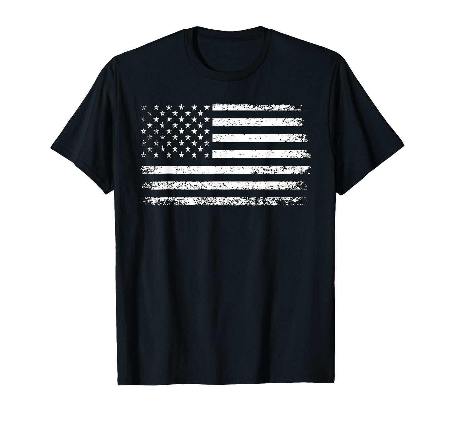Distressed American Flag Men Boys Women Girls Kids T-Shirt