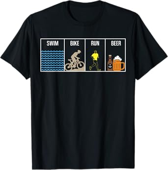Swim Bike Run Beer T-Shirt