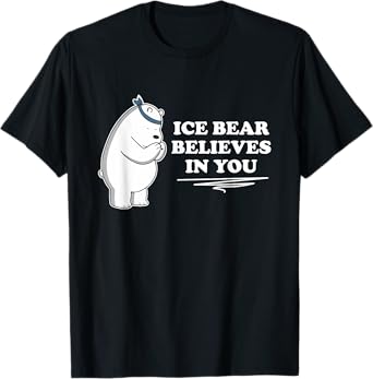 Mens Ice Bear Tshirt Animal Gift Tee T-Shirt