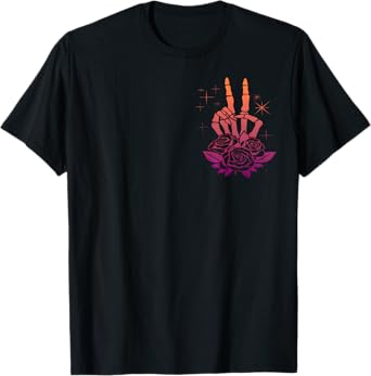 (2sided Front+Back) Have The Day You Deserve Skeleton T-Shirt