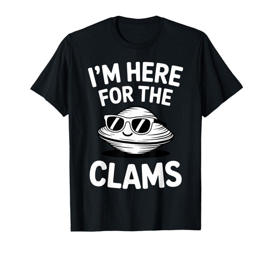 Clam Digging Art For Men Women Clam Digger Clam Clamming T-Shirt