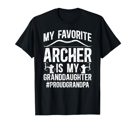 Favorite Archer Grandpa Archery Grandpa Archery Grandfather T-Shirt