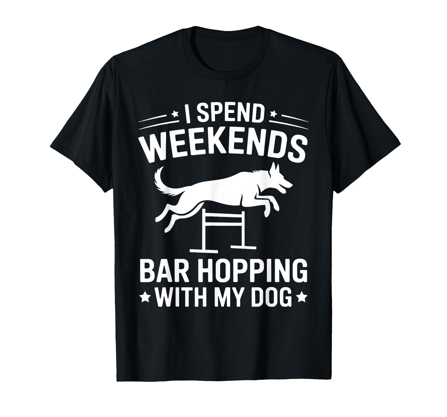 Funny Dog Agility Art for Men Women Dog Trainer Dog Training T-Shirt
