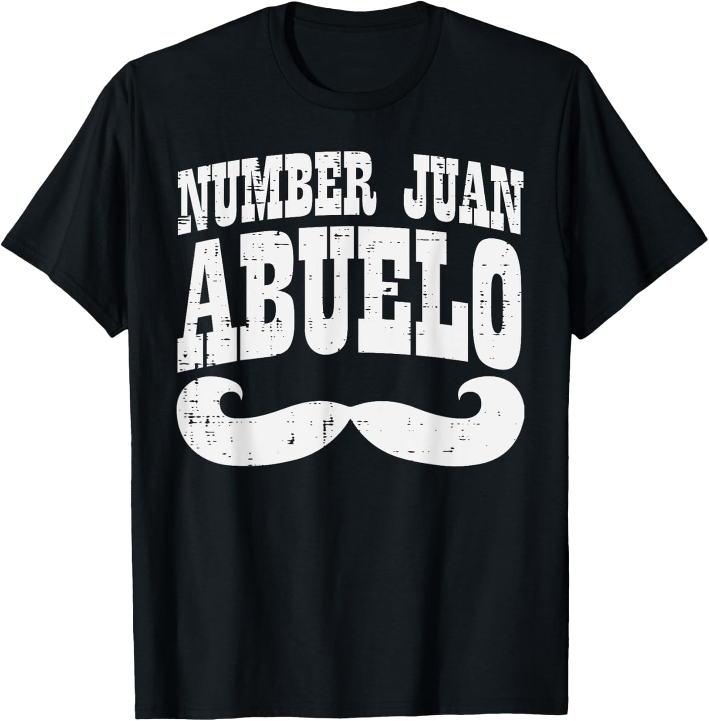 Number One Juan Abuelo Spanish Fathers Day Mexican Grandpa T-Shirt