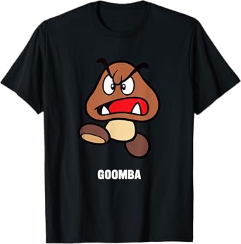 Super Mario Bros Goomba Run Center Icon T-Shirt