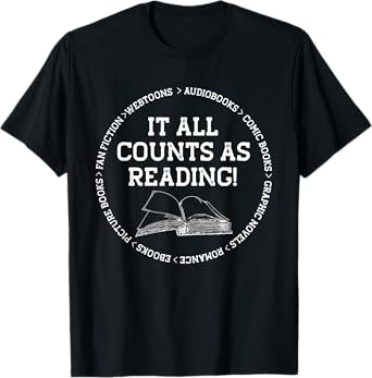 It All Counts as Reading T-Shirt