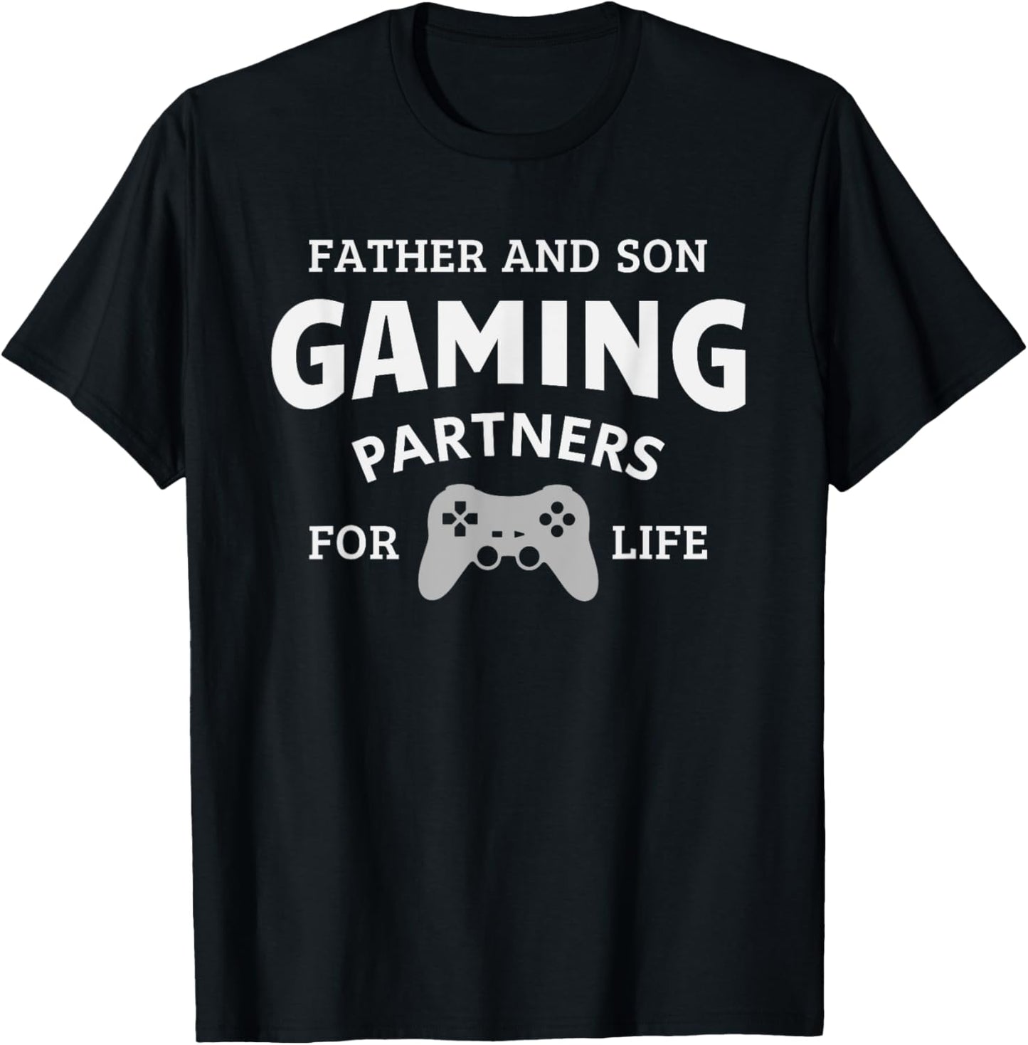 Father and son gaming partners for life family matching gift T-Shirt