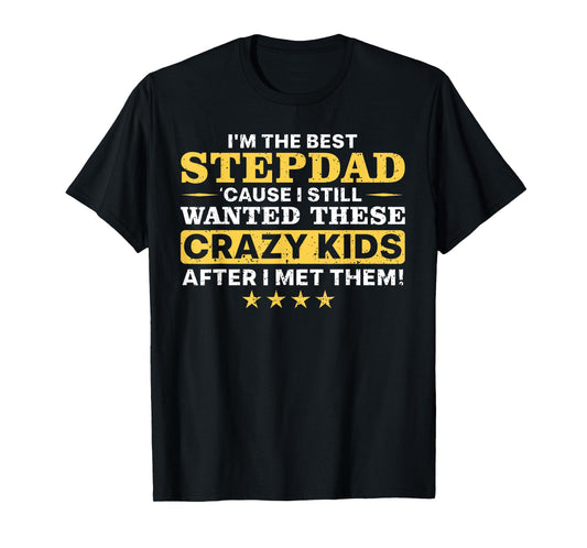 Cool Stepdad For Men Father Step Dad Parenthood Stepfather T-Shirt