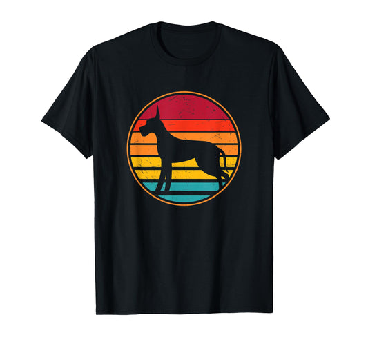 Great Dane - Retro Vintage Dog Gifts For Men Women Kids T-Shirt