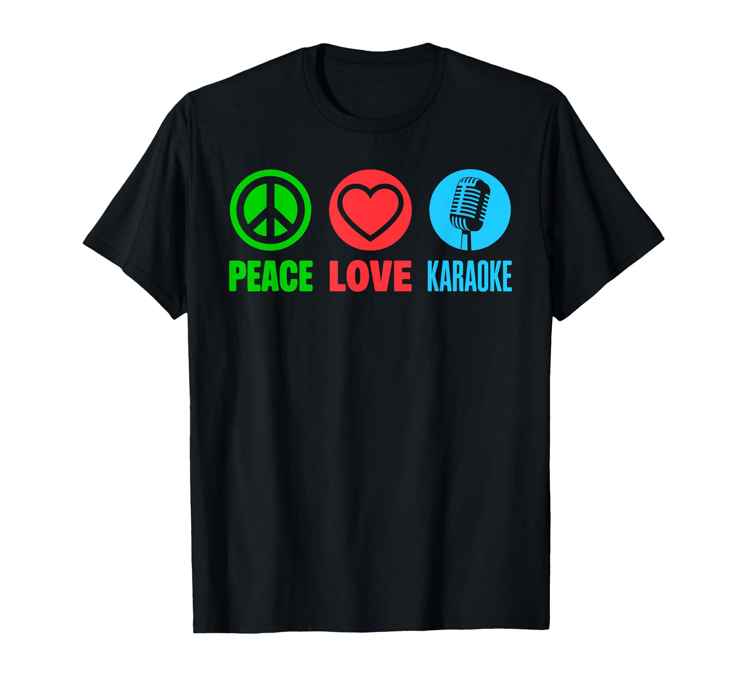 Funny Karaoke Design For Men Women Kids Music Karaoke Lover T-Shirt