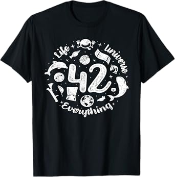 42 Answer to Life Funny Science T-Shirt