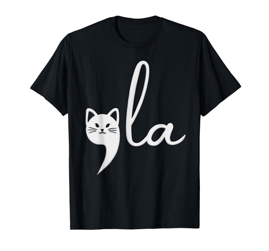 Cute Cat Comma-La Kamala Harris President 2024 T-Shirt for Men Women Girls Kids