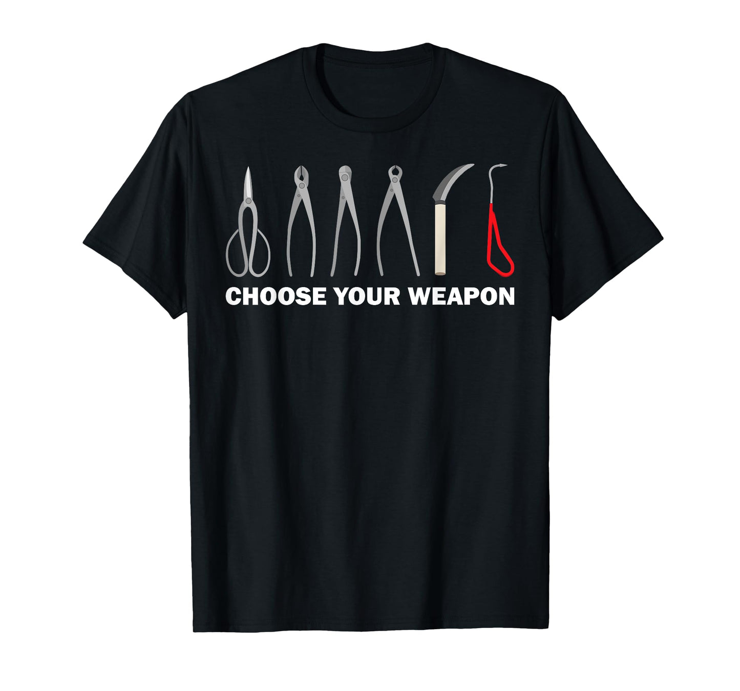 Funny Bonsai Gardening Tools Design For Men Women Pruning T-Shirt