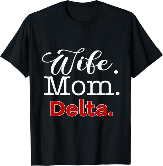 Womens Delta 1913 Sorority Shirt Sigma Mom Paraphernalia T-Shirt