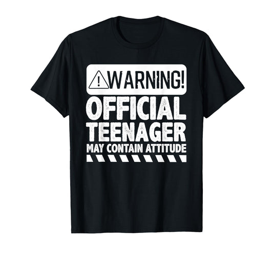 Cool Official Teenager For Boys Girls Teen 13 Year Old B-Day T-Shirt