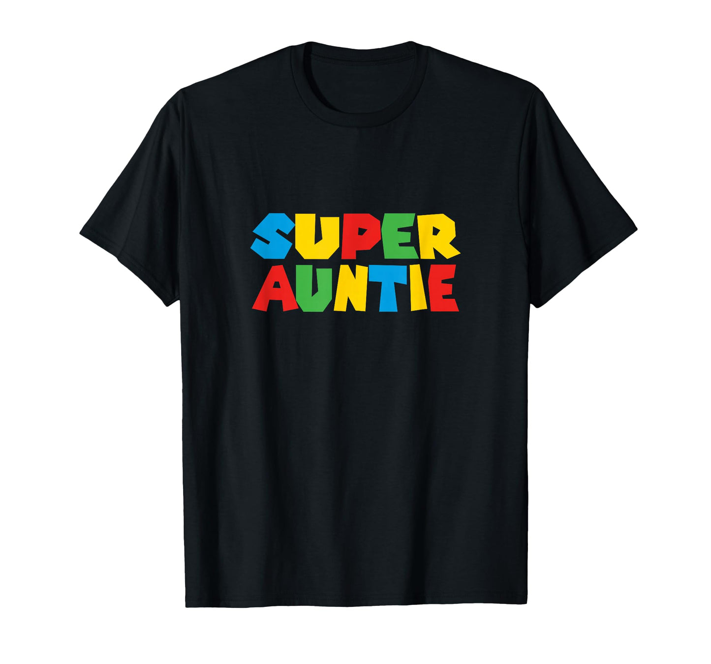 Gamer Aunt Super Auntie Funny Gaming Matching Dad & Mom kids T-Shirt
