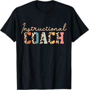 Cute Instructional Coach Leopard Appreciation Day T-Shirt