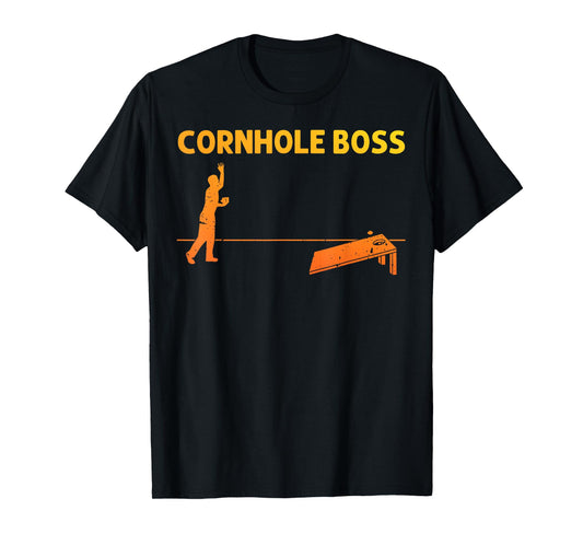 Cool Cornhole Art For Men Women Corn Hole Team Player Master T-Shirt