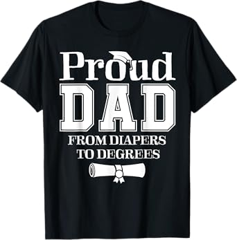 Proud Dad of 2023 Graduate Father Senior 23 Graduation Gift T-Shirt