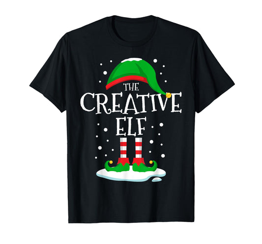 The Creative Elf Christmas Family Matching Xmas Group Funny T-Shirt