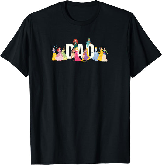 Disney Princess Squad Dad Family Trip Vacation Reunion T-Shirt