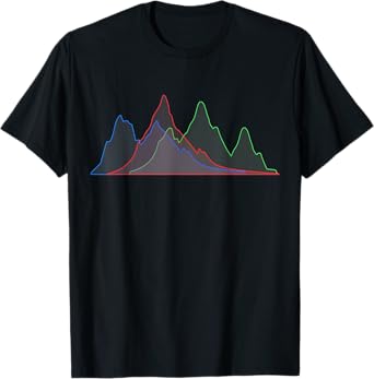 Histogram Photography T-Shirt
