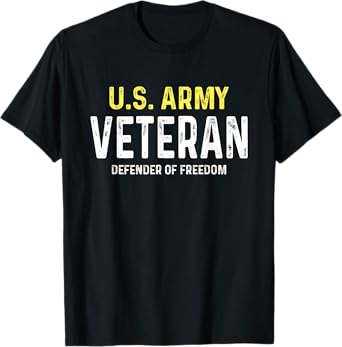 US Army Veteran Defender Of Freedom T-Shirt