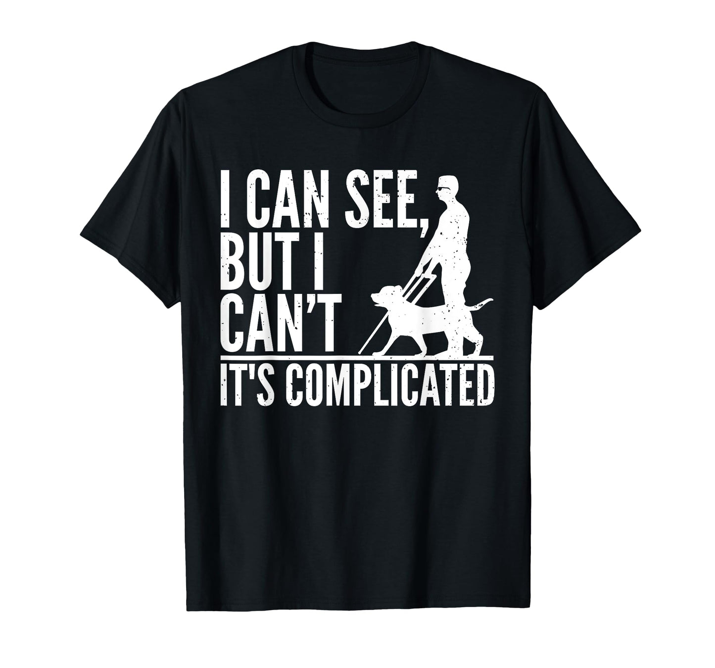 Blind Person Art For Men Women Blind People Sight Impaired T-Shirt