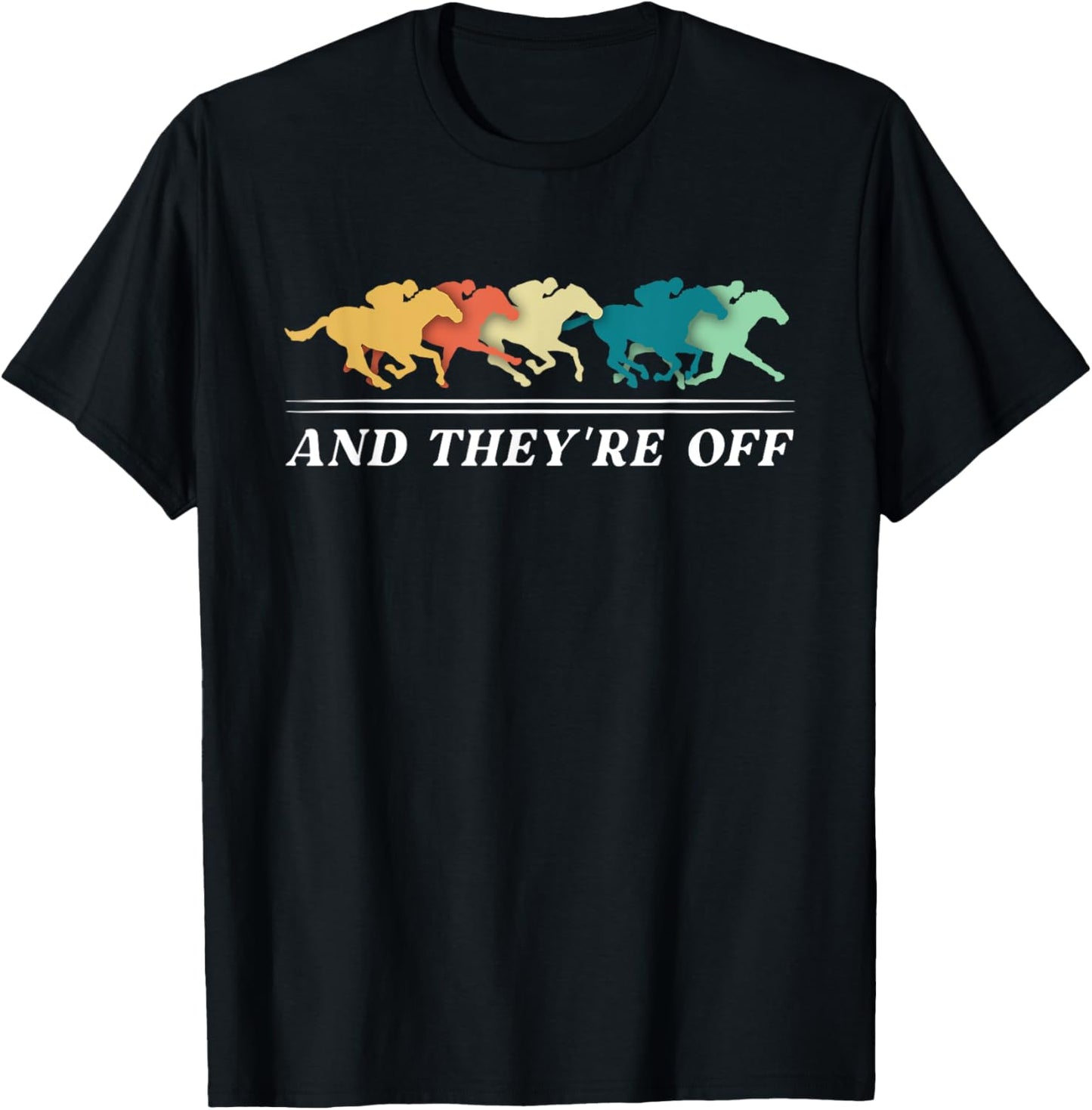 Funny Horse Racing Jockey Racer Derby Rider Track Race Gifts T-Shirt