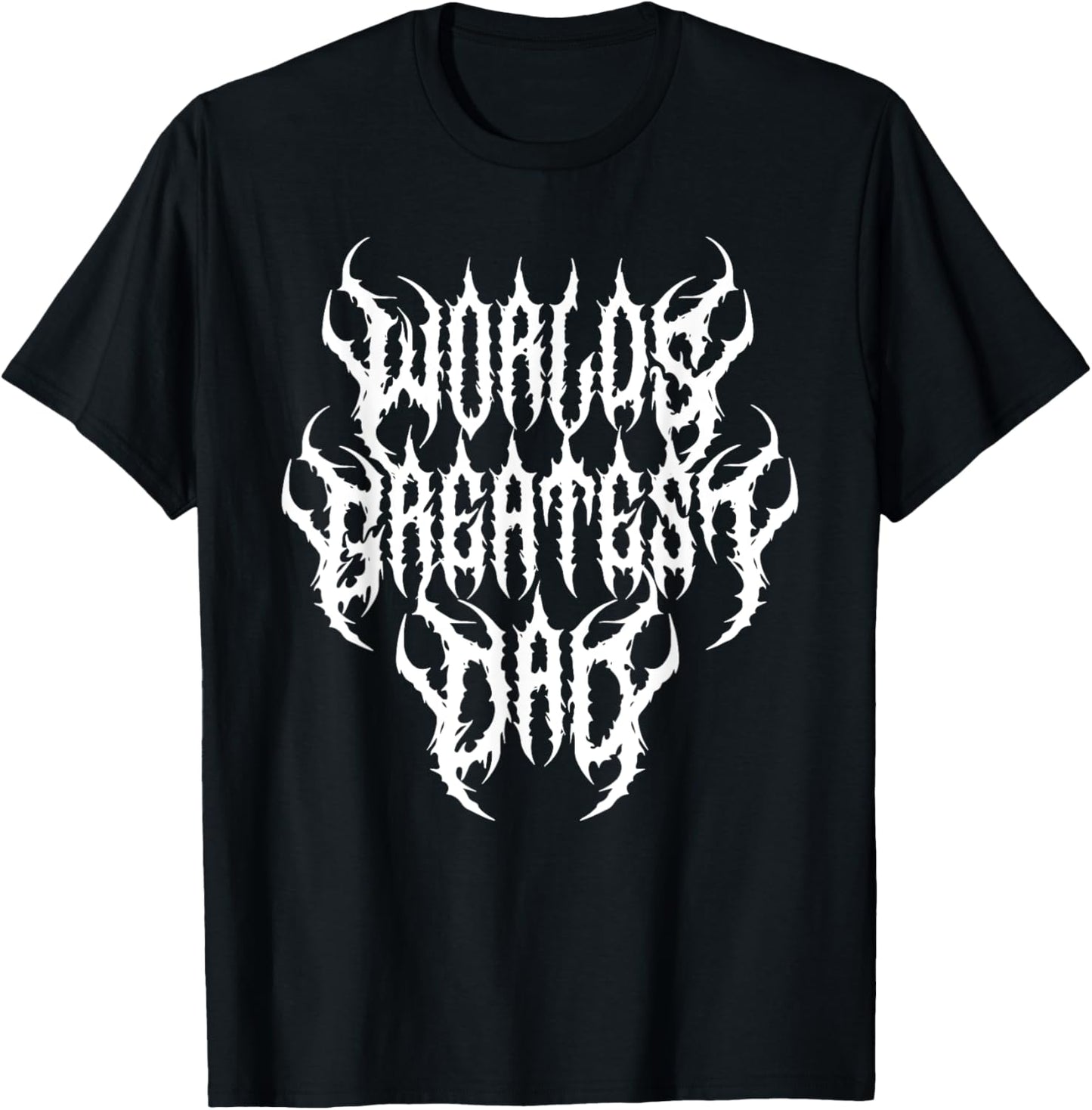 World's Greatest Dad Heavy Metal Deathcore Funny T-Shirt