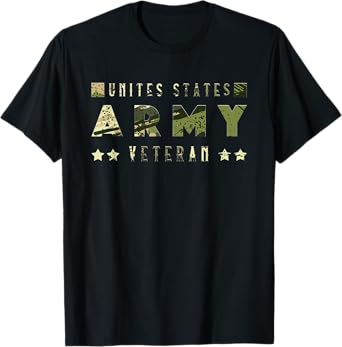 Veteran Outfit for Men Women United States Army Veteran T-Shirt