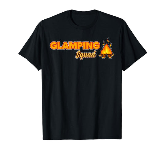 Cool Glamping Art For Men Women Outdoorsy RV Camping Glamper T-Shirt