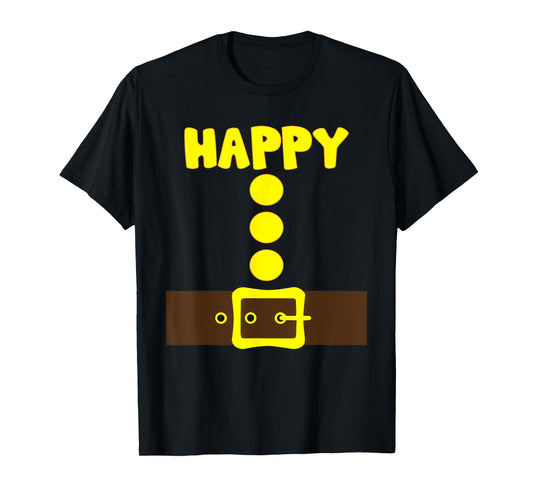 Dwarf Halloween Group Matching Family Color Dwarf Costume T-Shirt